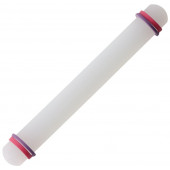 Скалка с ограничителями кондитерская KONFINETTA, 23×3 см, белая