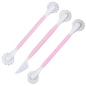 Набор для моделирования кондитерских украшений 3 шт (1 шт - 17 см) МИКС