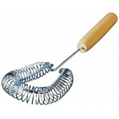 Венчик кухонный для взбивания «Пружина», 28 см, с деревянной ручкой