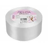 Лента атласная №01 40мм*25±1ярд(23м±1м) белый АУ
