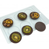 Форма пластиковая Плитка круг 50*5