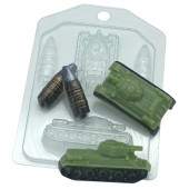 Форма пластиковая Т-34 мини