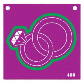 Трафарет и форма №400 (Свадебные кольца)