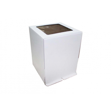 Коробка 24*24*30см гофро с окном