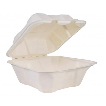 Упаковка бенто MAXI из сахарного тростника 14*8см