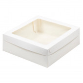 Коробка 20*20*7 с окном КРЫШКА