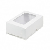 Коробка 13*19*7 белая с окном
