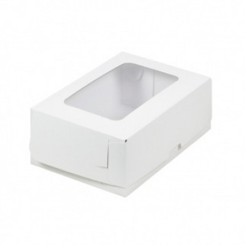 Коробка 13*19*7 белая с окном