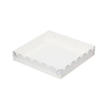 Коробка для пряников 15*15*3,5 белая