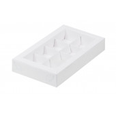 Коробка 8 конфет 19*11*3 белая