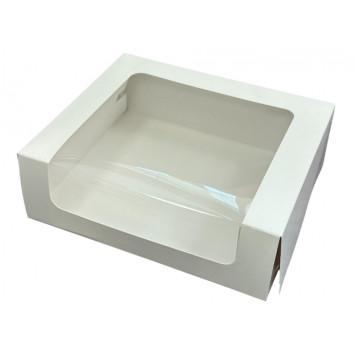 Коробка с бок/окном ЭКЛЕР, 19*16*6 см