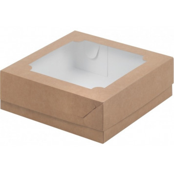 Коробка для зефира 20*20*7 крафт