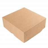 Коробка 25*25*10 крафт без окна