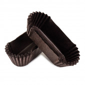 Капсулы овальные для эклеров КОРИЧ. (OV4-50) 28*78 мм 2/15-18, 50-60шт