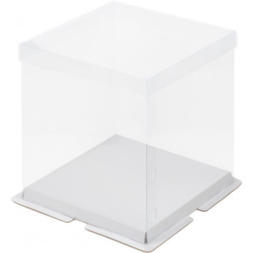 Коробка 26*26*28 Кристалл куб (белая)