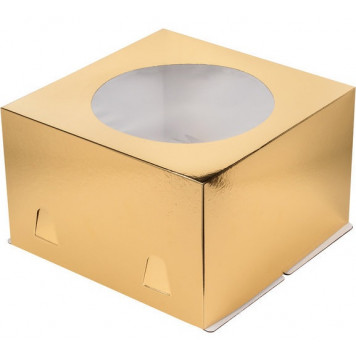 Коробка 28*28*18 золото