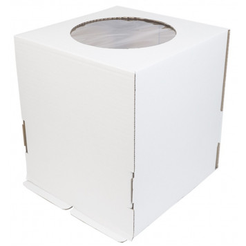 Коробка 28*28*30 с окном