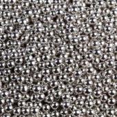 Посыпка Шарики серебро Италия 3мм, 50гр