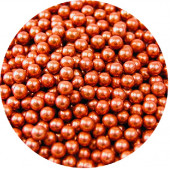 Посыпка Шарики красные металл 5мм, 50г