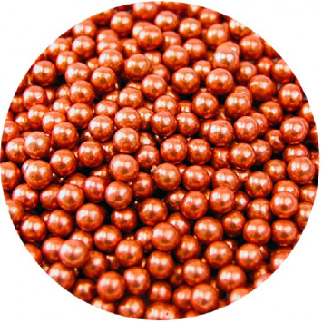 Посыпка Шарики красные металл 5мм, 50г