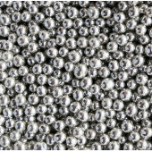 Посыпка Шарики серебро Италия 5мм, 50гр