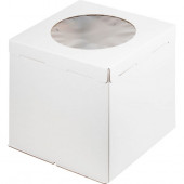 Коробка 36*36*36 гофро с окном