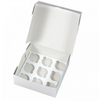 Коробка на 9 капкейков, БЕЗ ОКНА!!! :)