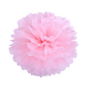 Помпон 25см светло-розовый