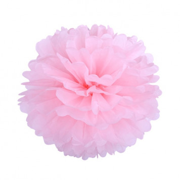 Помпон 25см светло-розовый