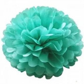 Помпон 36см бирюзовый