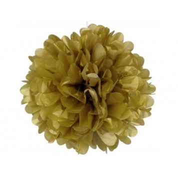 Помпон 36см золото