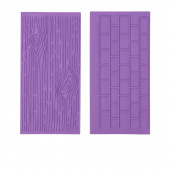 Набор печатей для шоколада и кондитерских изделий "Плитка" 2 шт 14,5х7х0,1 см