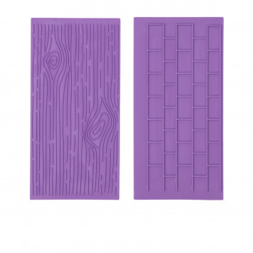 Набор печатей для шоколада и кондитерских изделий "Плитка" 2 шт 14,5х7х0,1 см