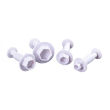 Набор плунжеров кондитерских 4 шт "Пятиугольник"