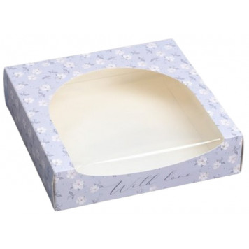 Коробка складная  With love, 20 х 20 х 5 см