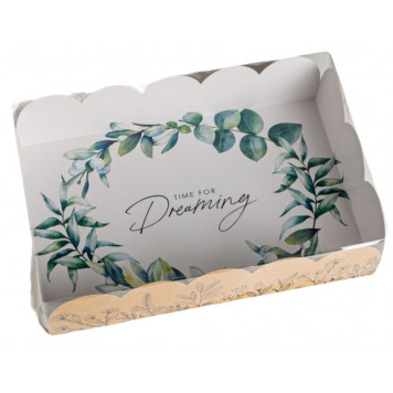 Коробка подарочная с PVC-крышкой «Крафт», 20 × 30 × 8 см