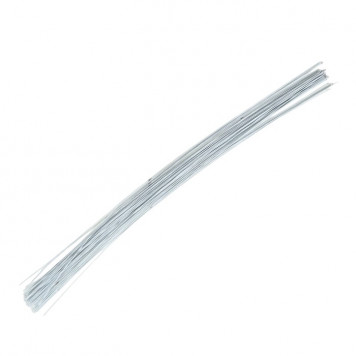 Проволока для цветов белая 0,3 мм 20 шт (№30)