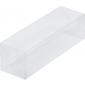 Коробка для макарон 19*5*5 прозрачная полностью