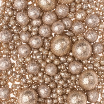 Посыпки Глиттер Белое золото микс, 50гр