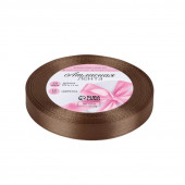 Лента атласная №142(30) 12мм*25±1ярд(23м±1м) ореховый АУ  10290583
