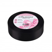 Лента атласная, 25 мм, 23±1 м, чёрная №39