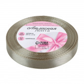 Лента атласная, 12 мм, 23±1 м, тёмно-бежевая №268