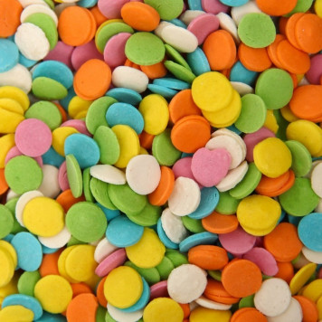 Посыпка сахарная декоративная Конфетти ("желтое,голубое,розовое,белое") 20 гр