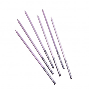 Набор свечей в торт, 6 штук "Лавандовый металлик", 15 см