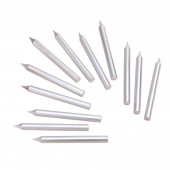 Свеча для торта «Спарк», 12 шт., 8 см, серебряный металлик