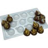 Форма пластиковая Новогодний шар мини, 11 ячеек