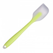 Лопатка силиконовая плотная 2-х цветная 28см