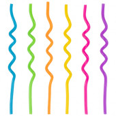 Свечи в торт Спираль ассорти 6шт, 16см