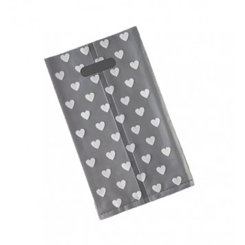 Пакет для бенто торта с сердечками 19см