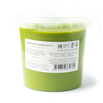 Десертная фисташковая паста Орехпродукт, 1кг